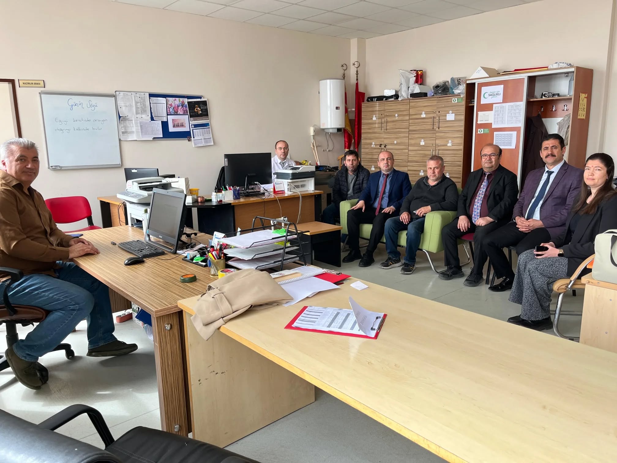 Müdür Yasin Duru ve Ekibinden Okullara ziyaret