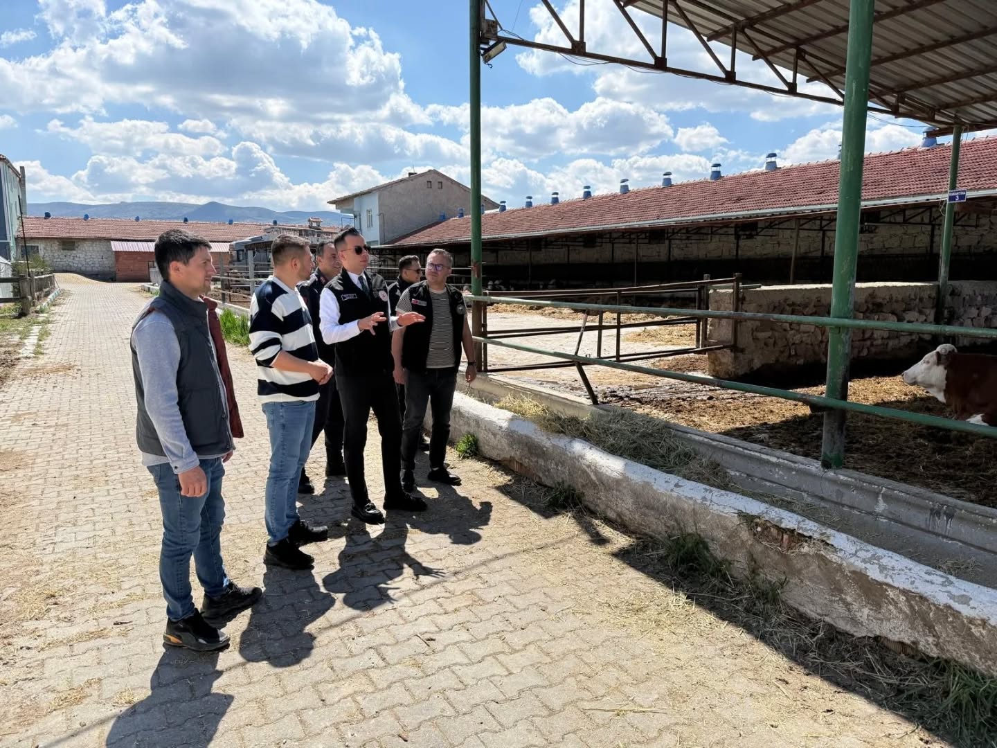 Kaymakam Aslan’dan Tınaztepe’de Hayvancılık İşletmesine Ziyaret