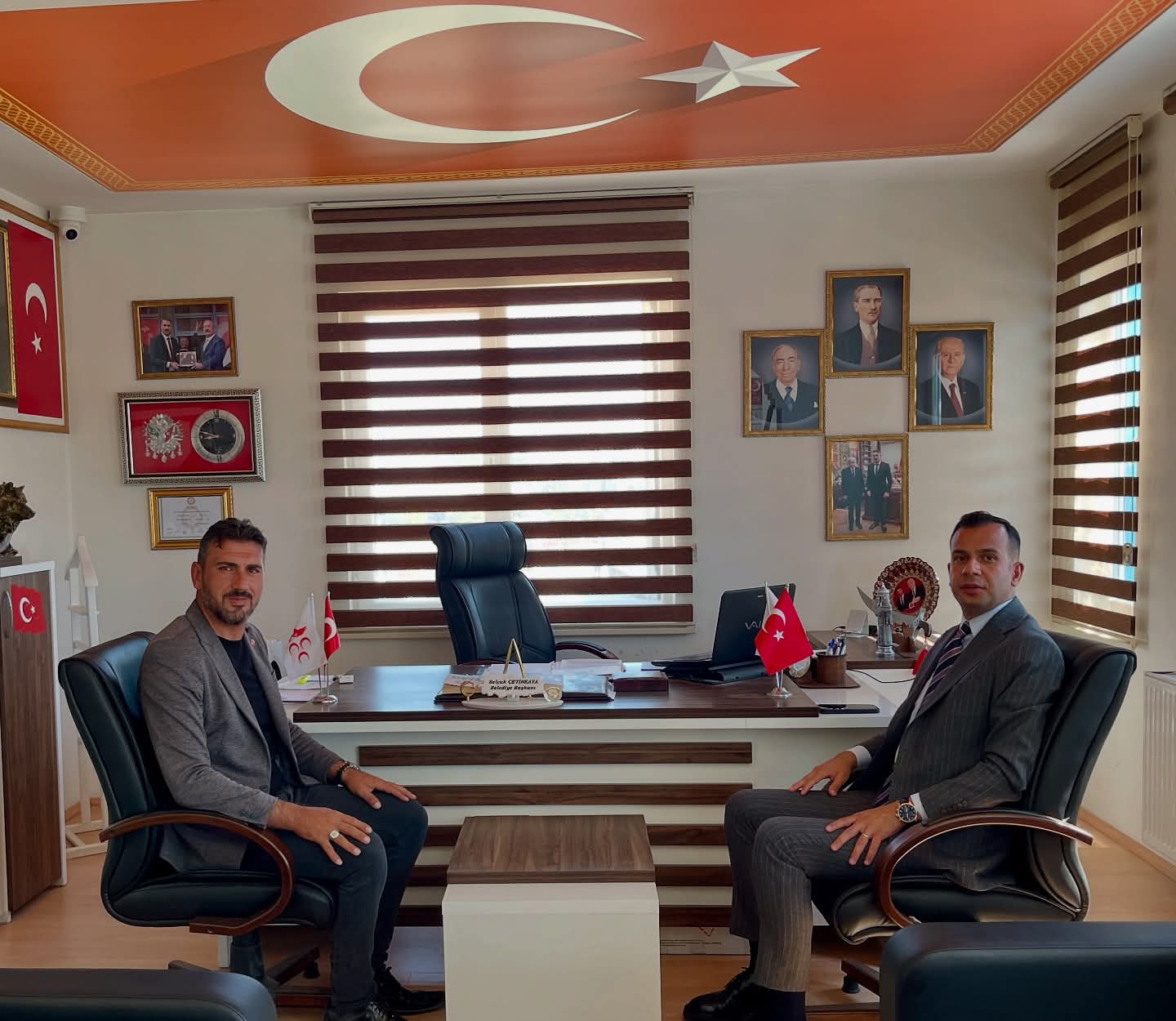 Kaymakam Aslan’dan Başkan Çetinkaya'ya ziyaret