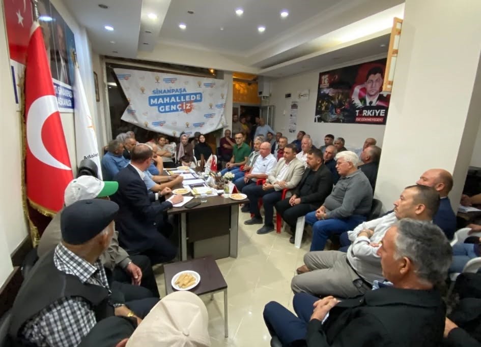 AK Parti Sinanpaşa İlçe Teşkilatından Birlik ve Dayanışma toplantısı