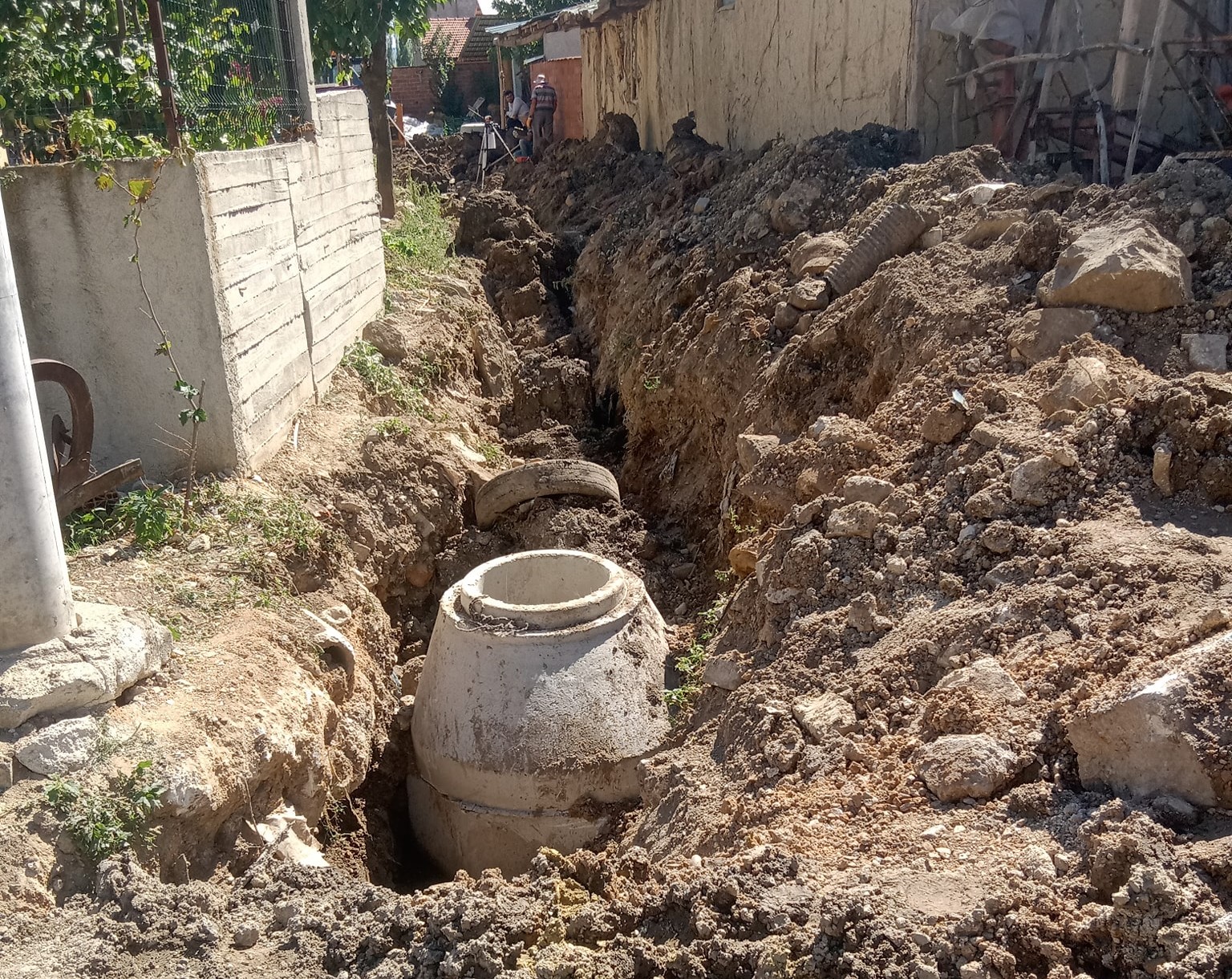 Düzağaç’ta kanalizasyon çalışmaları