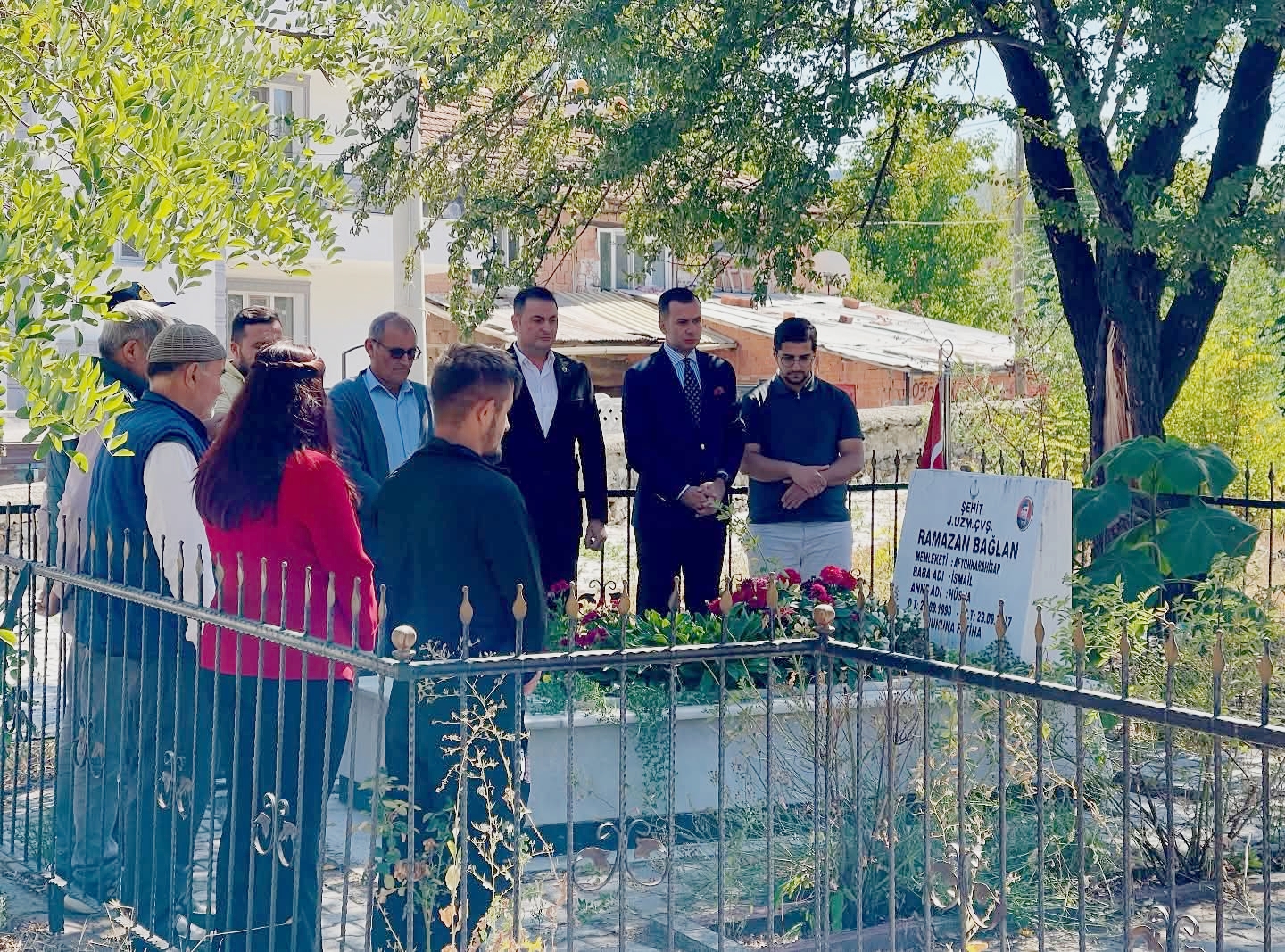 Kırka’da Aziz Şehit Ramazan Bağlan’ın kabrine ziyaret!