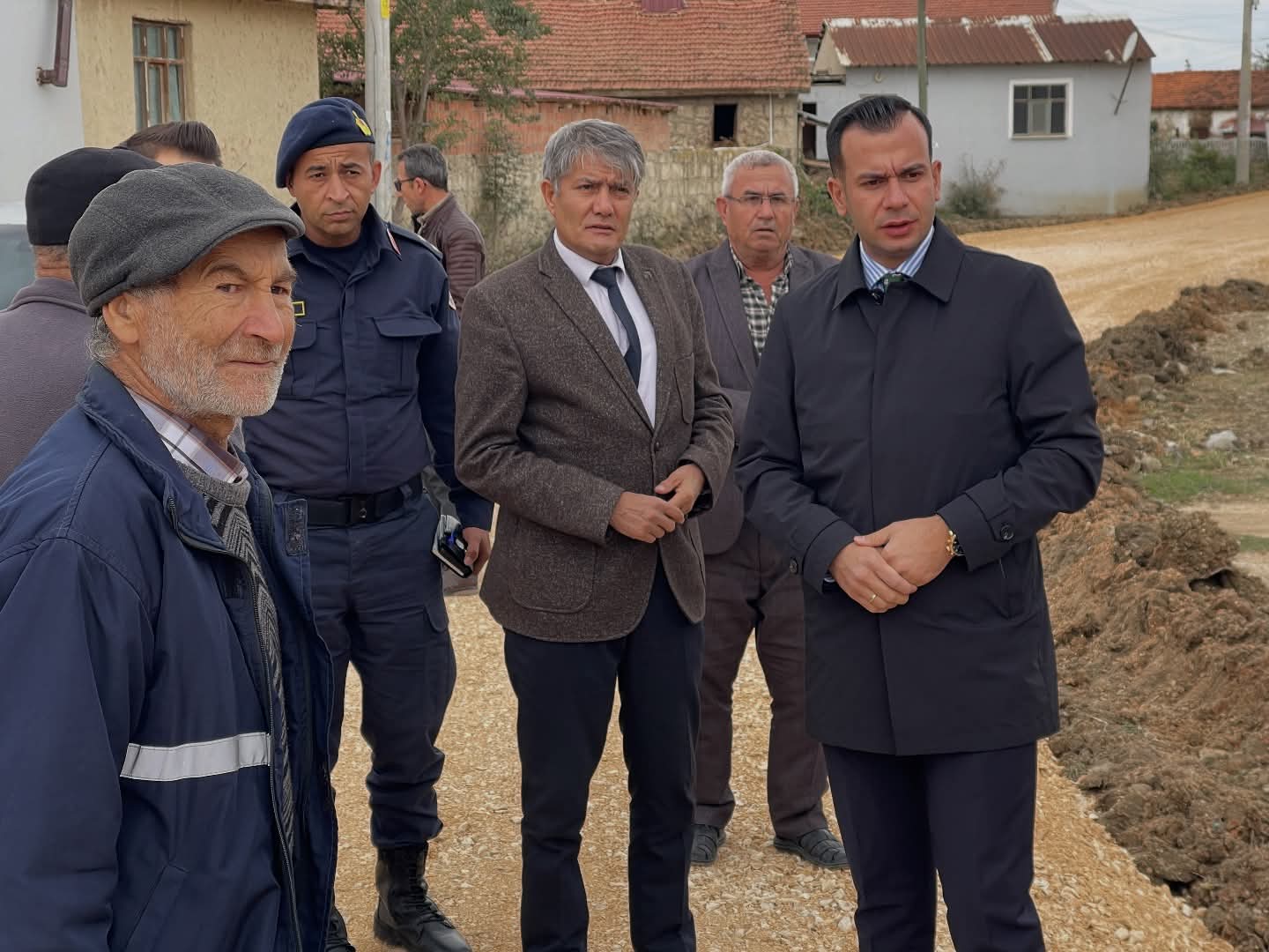 Garipçe-Akören Yolunda Kumlama Çalışmaları İncelendi!