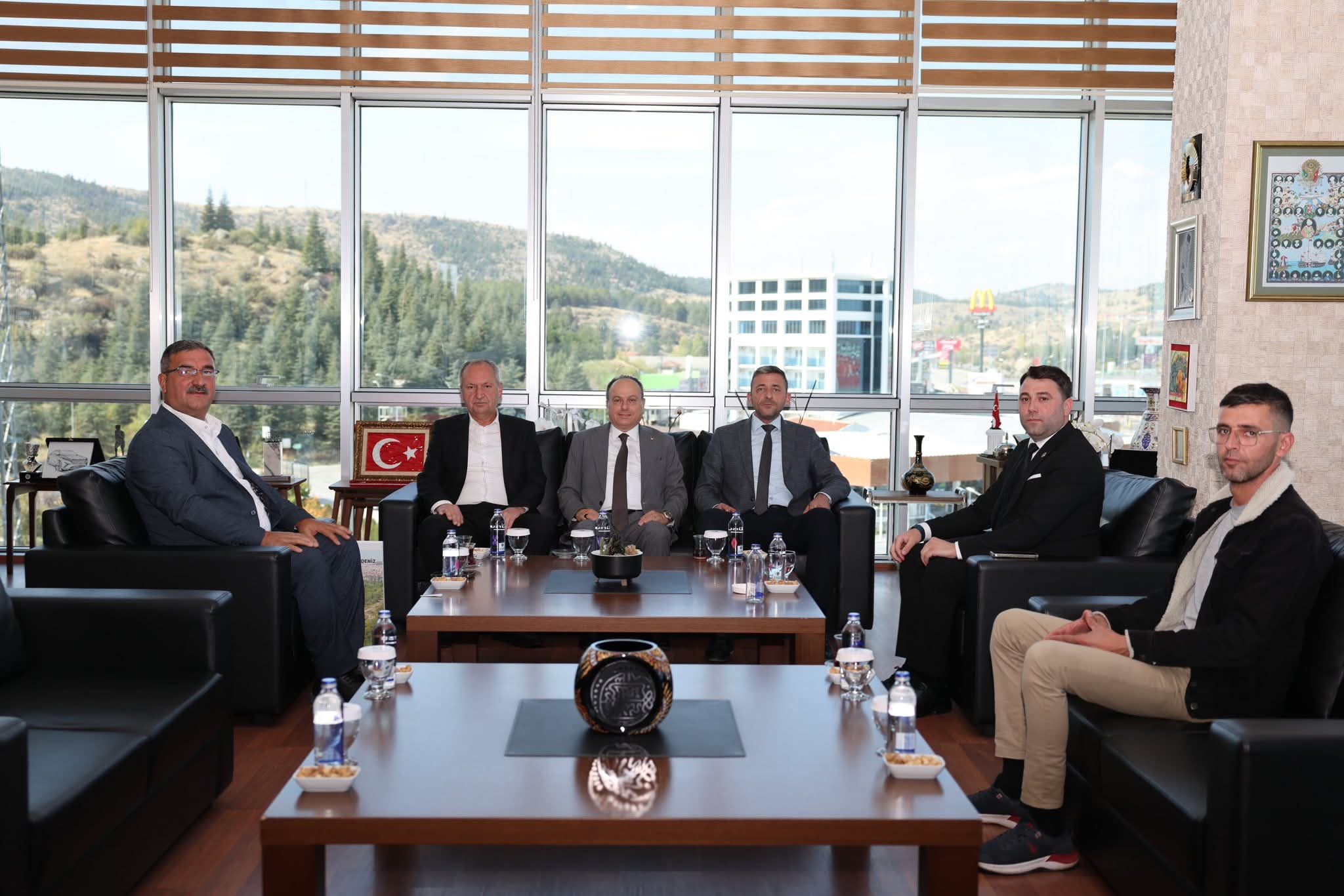 Sinanpaşa Heyetinden ATSO Başkanı Hüsnü Serteser’e Ziyaret!