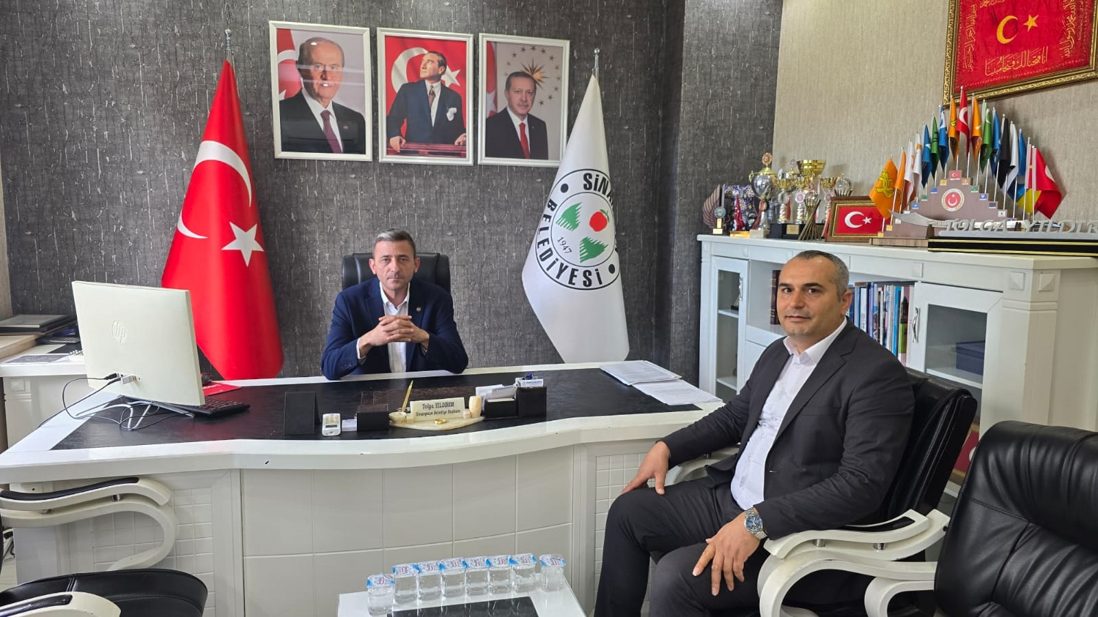 Sinanpaşahaber İmtiyaz Sahibi Resul Sündük’ten Başkan Yıldırım’a Ziyaret
