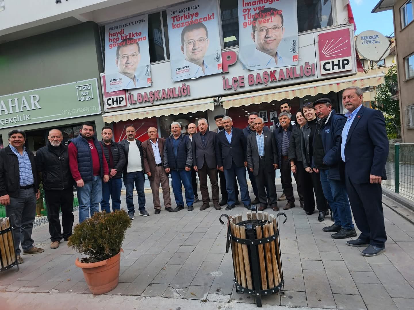 CHP Sinanpaşa İlçe Teşkilatından İl Başkanlığına Ziyaret