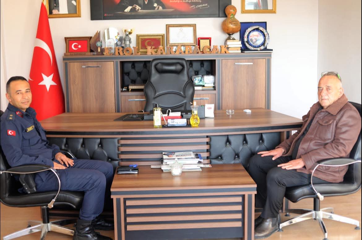 Sinanpaşa İlçe Jandarma Komutanı’ndan Başkan Karabacak’a Ziyaret