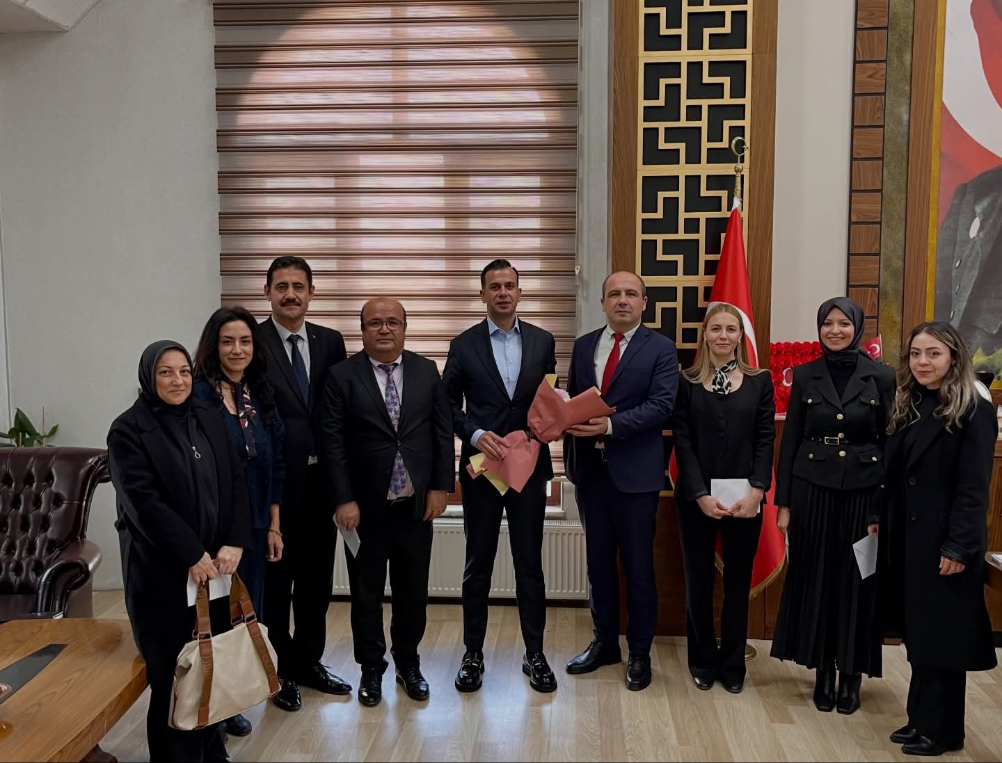 Eğitim Camiasından Kaymakam Aslan’a Öğretmenler Günü Ziyareti