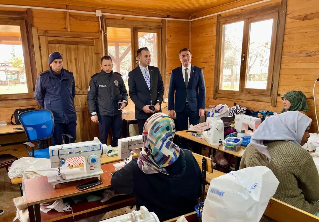 Kaymakam Aslan Kırkalı Annelerin Üretim Emeğini İnceledi