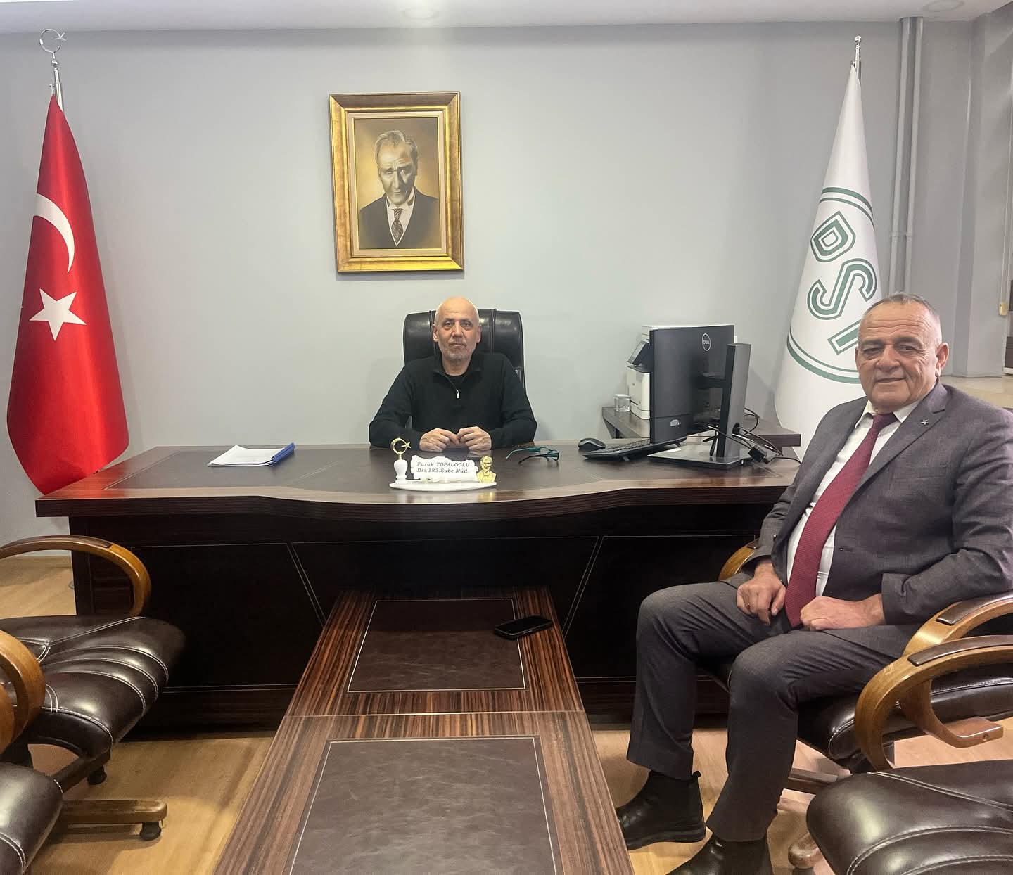 Başkan Karabacak’tan DSİ 183. Şube Müdürü Topaloğlu’na Ziyaret