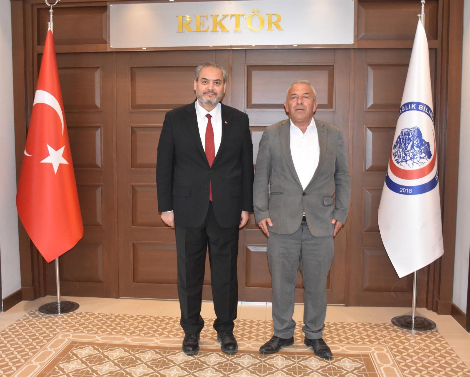 Başkan Özen’den Rektör Aslan’a Ziyaret