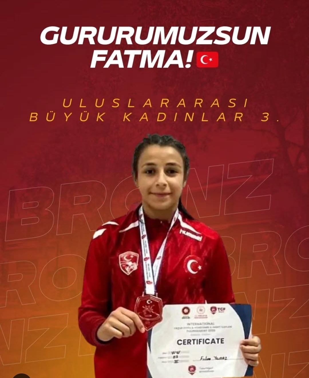 Taşoluklu Güreşçi Fatma Yılmaz Uluslararası Arenada Gönülleri Fethetti