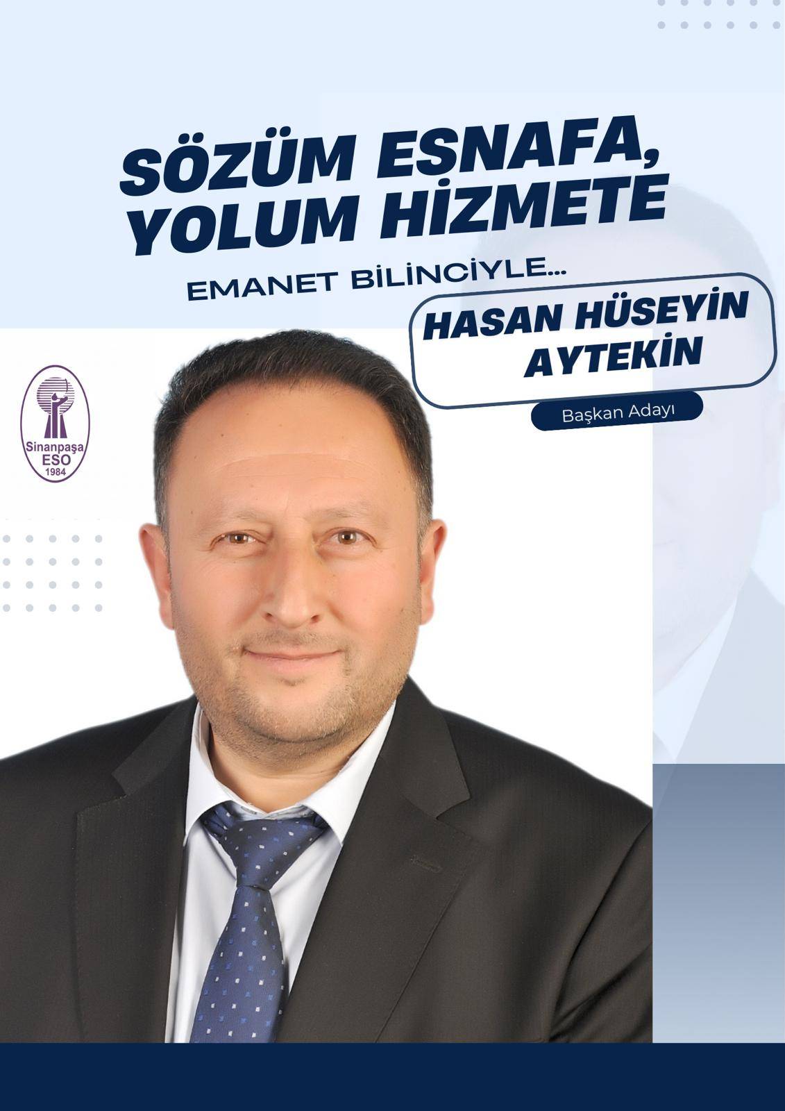 Sinanpaşa Esnaf ve Sanatkarlar Odası, 4 Şubat'ta Seçime Gidiyor!