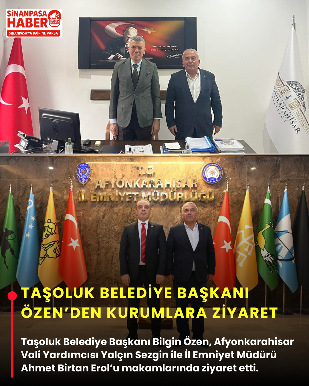 Taşoluk Belediye Başkanı Özen’den Kurumlara Ziyaret