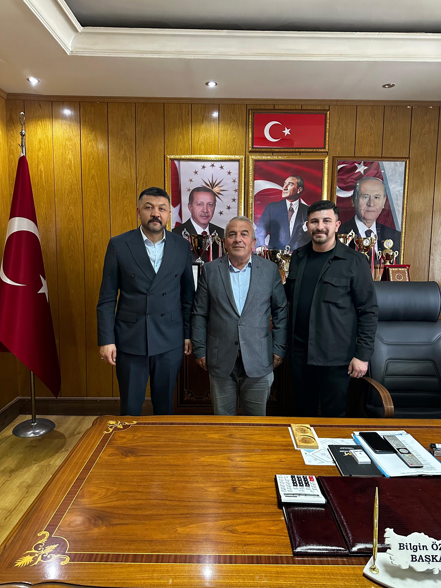 Ülkü Ocakları İl Başkanı Çetinkaya’dan Başkan Özen’e Ziyaret