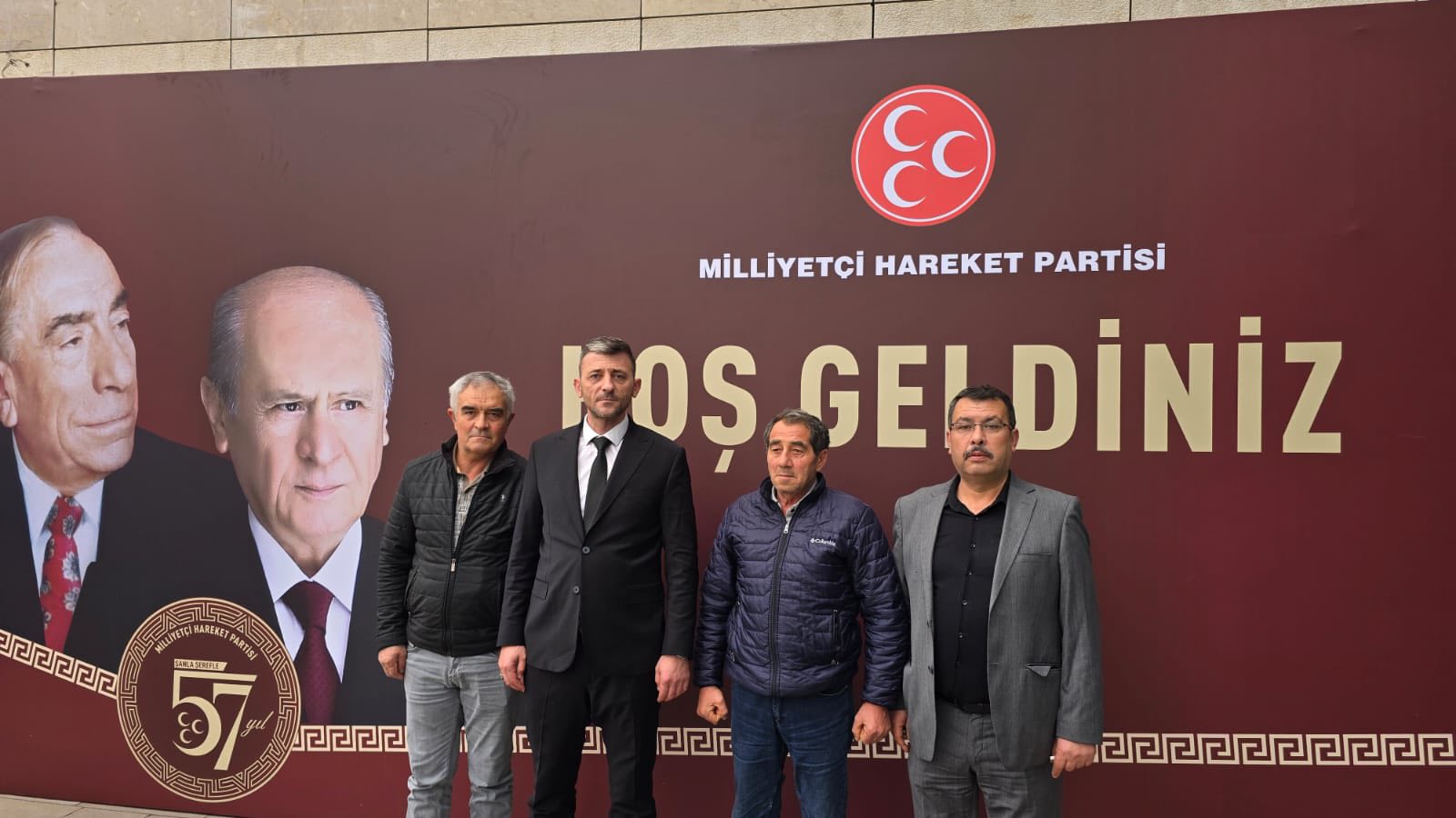 Sinanpaşa Belediye Başkanı Tolga Yıldırım MHP’nin 57. Kuruluş Yıl Dönümü Programına Katıldı