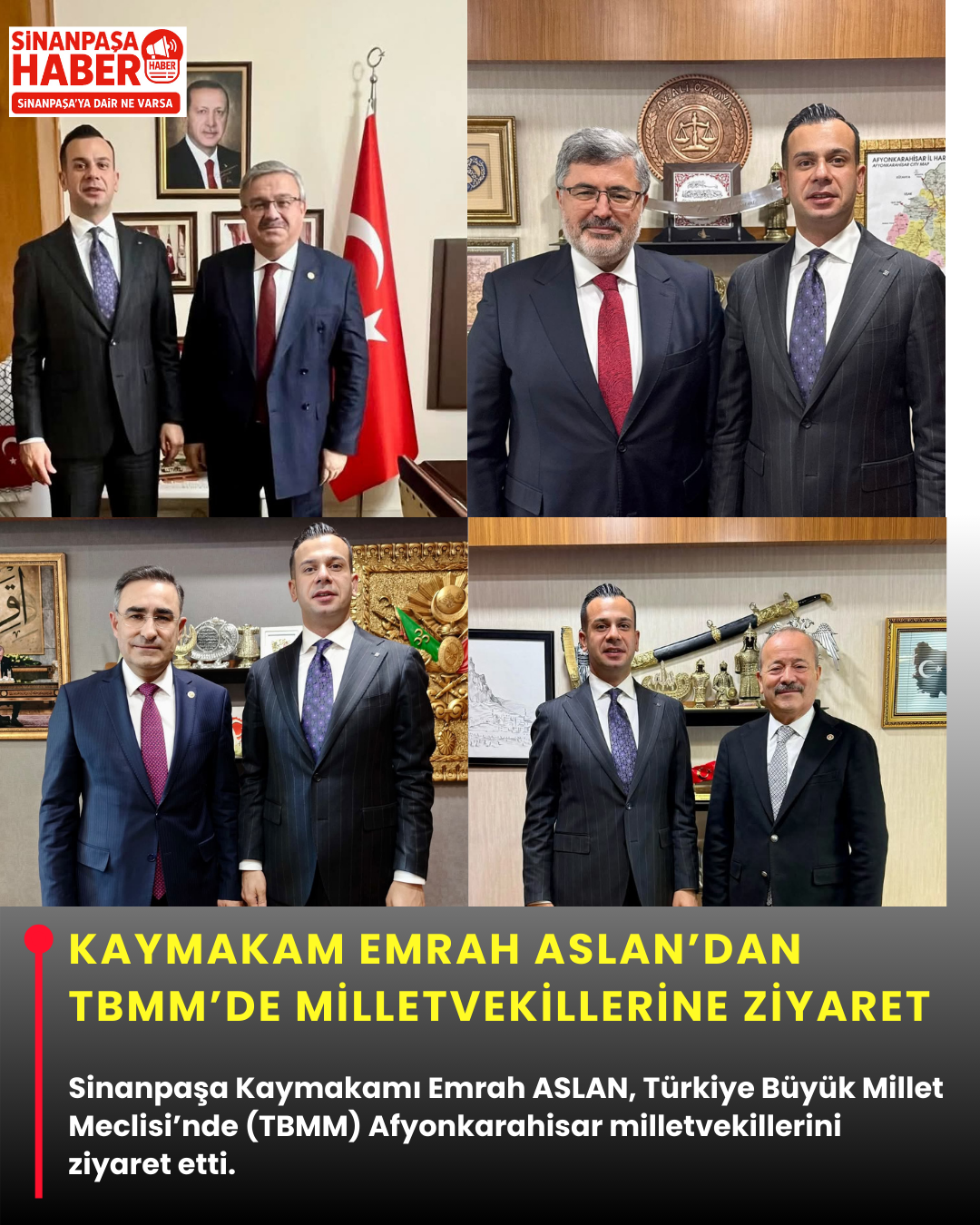 Kaymakam Emrah Aslan’dan TBMM’de Milletvekillerine Ziyaret