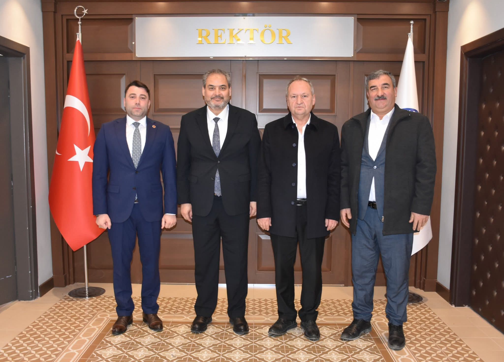 MHP Heyetinden AFSÜ Rektörü Prof. Dr. Adem Aslan’a Ziyaret