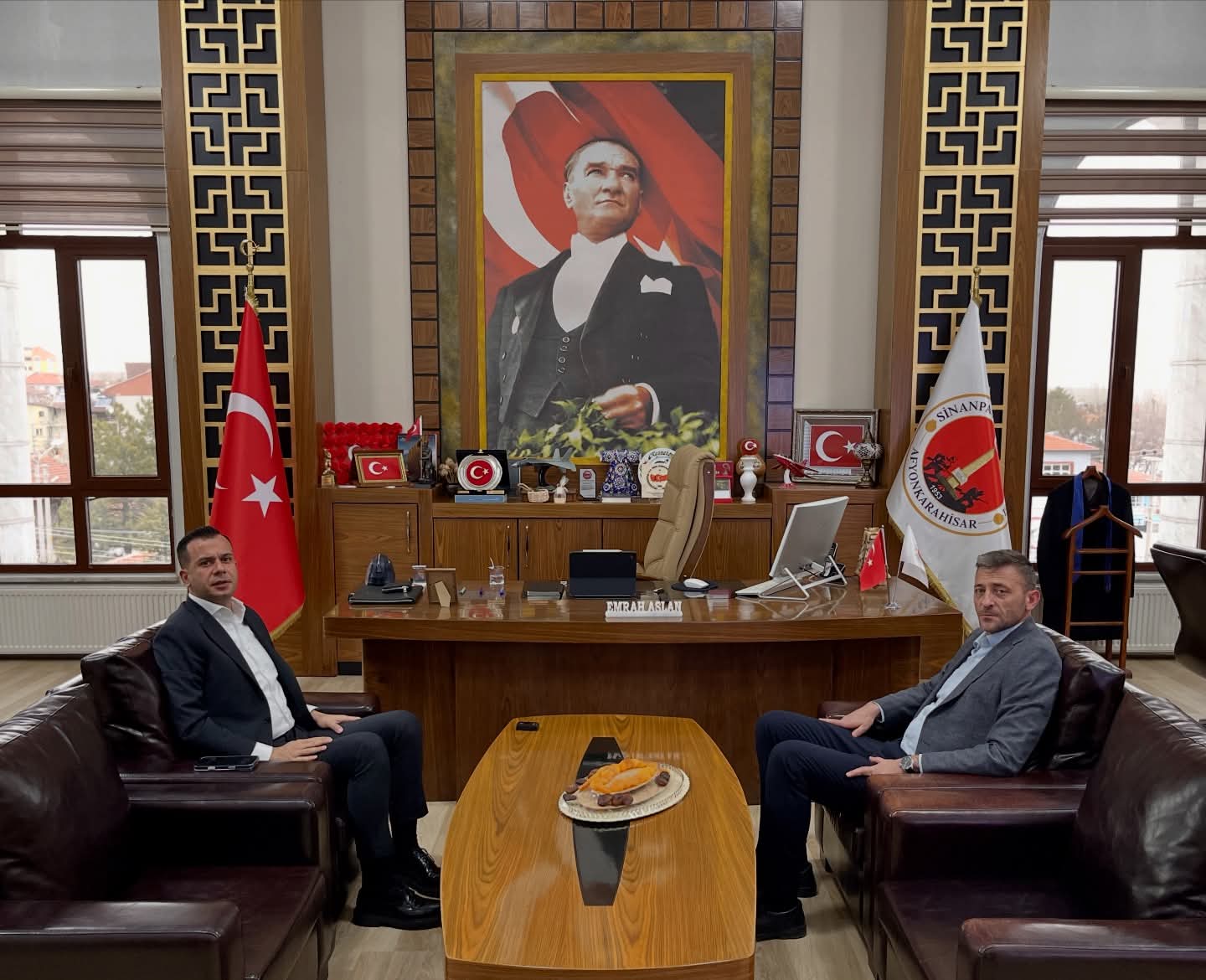 Başkan Yıldırım’dan Kaymakam Aslan'a Ziyaret