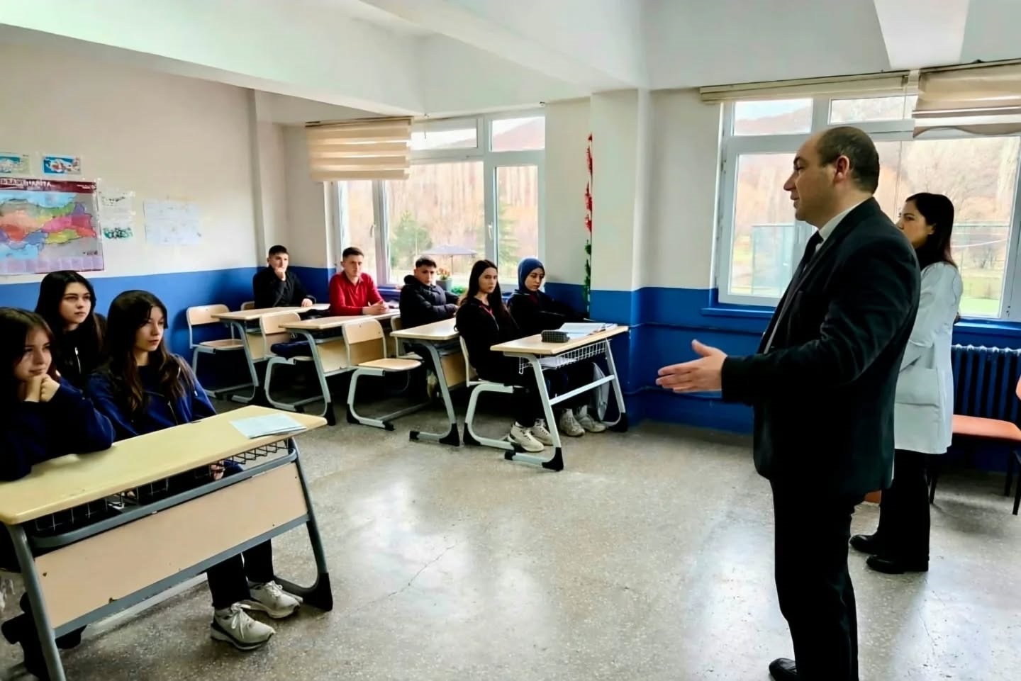 İlçe Milli Eğitim Müdürü Yasin Duru’dan Taşoluk ÇPAL’a Ziyaret