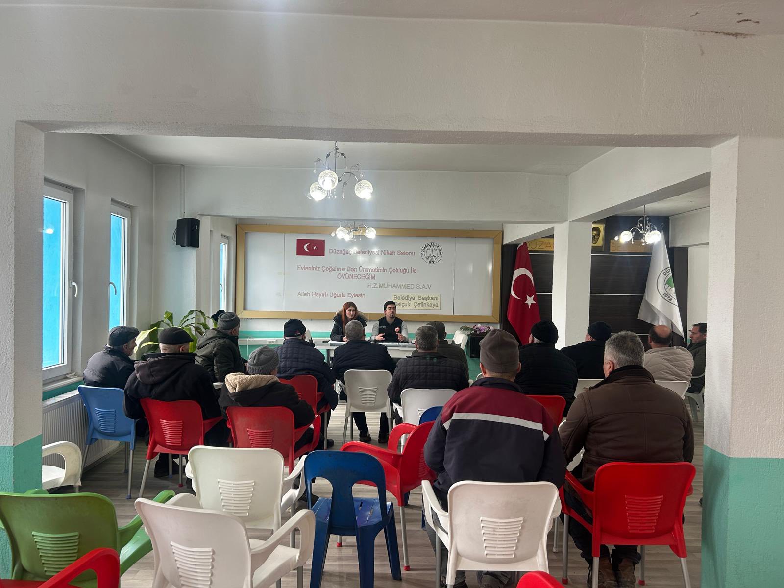 Düzağaç Kasabasında B-Reçete Bilgilendirme Toplantısı