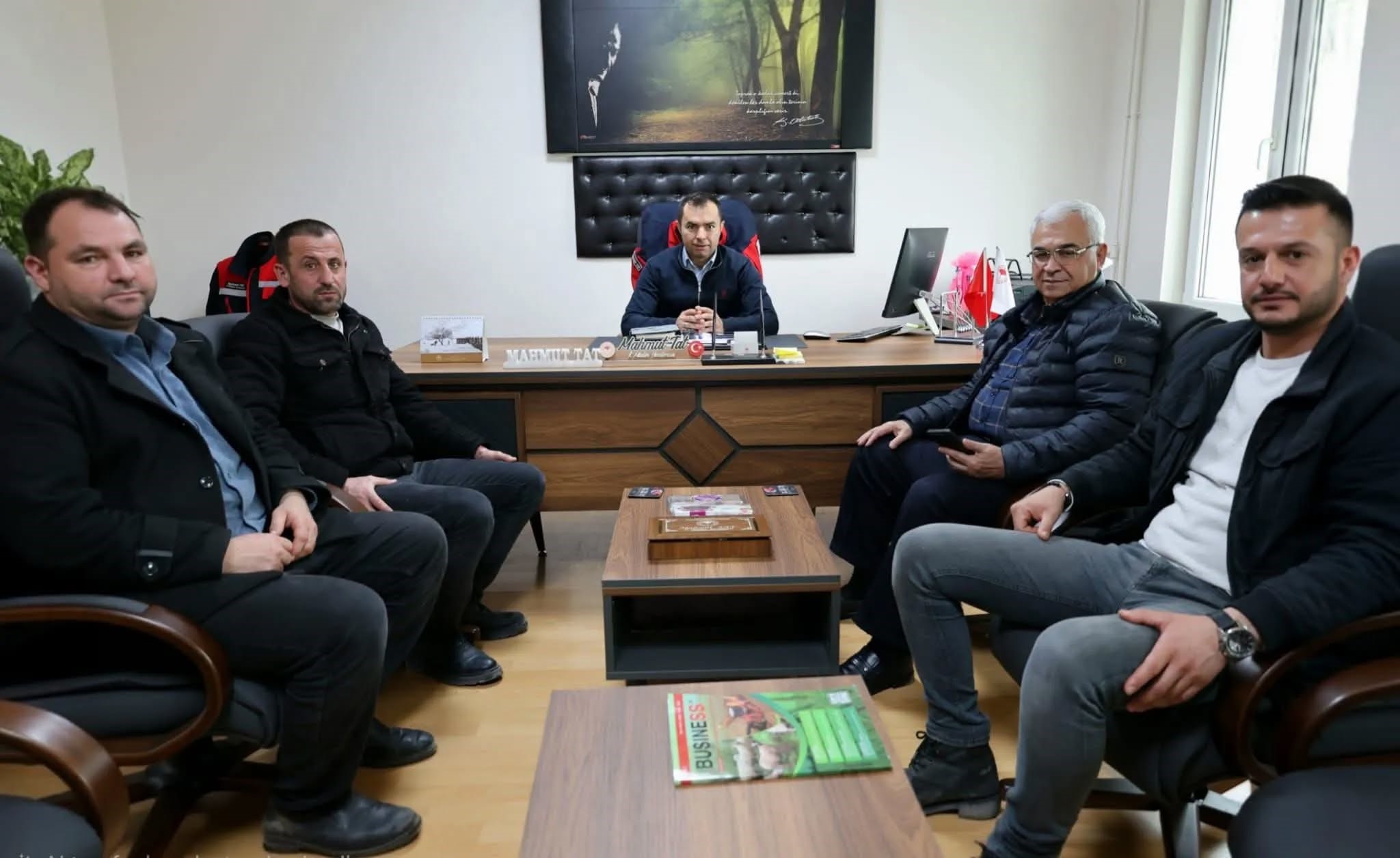 AK Parti Sinanpaşa İlçe Başkanı Aktürk’ten Tarım Müdür Yardımcısına Ziyaret