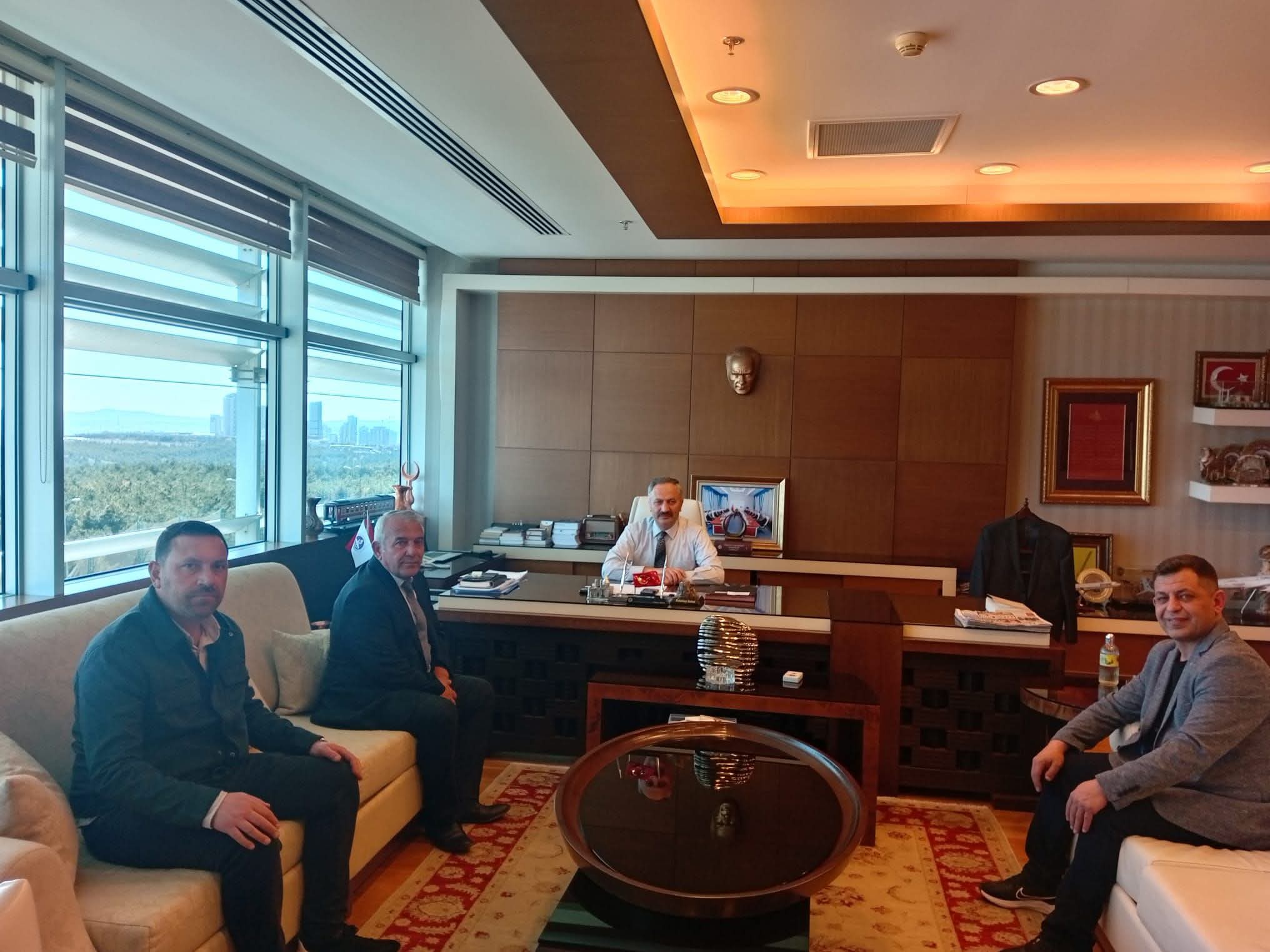 Başkan Özen’den AYM Üyesi Akçil’e Ziyaret