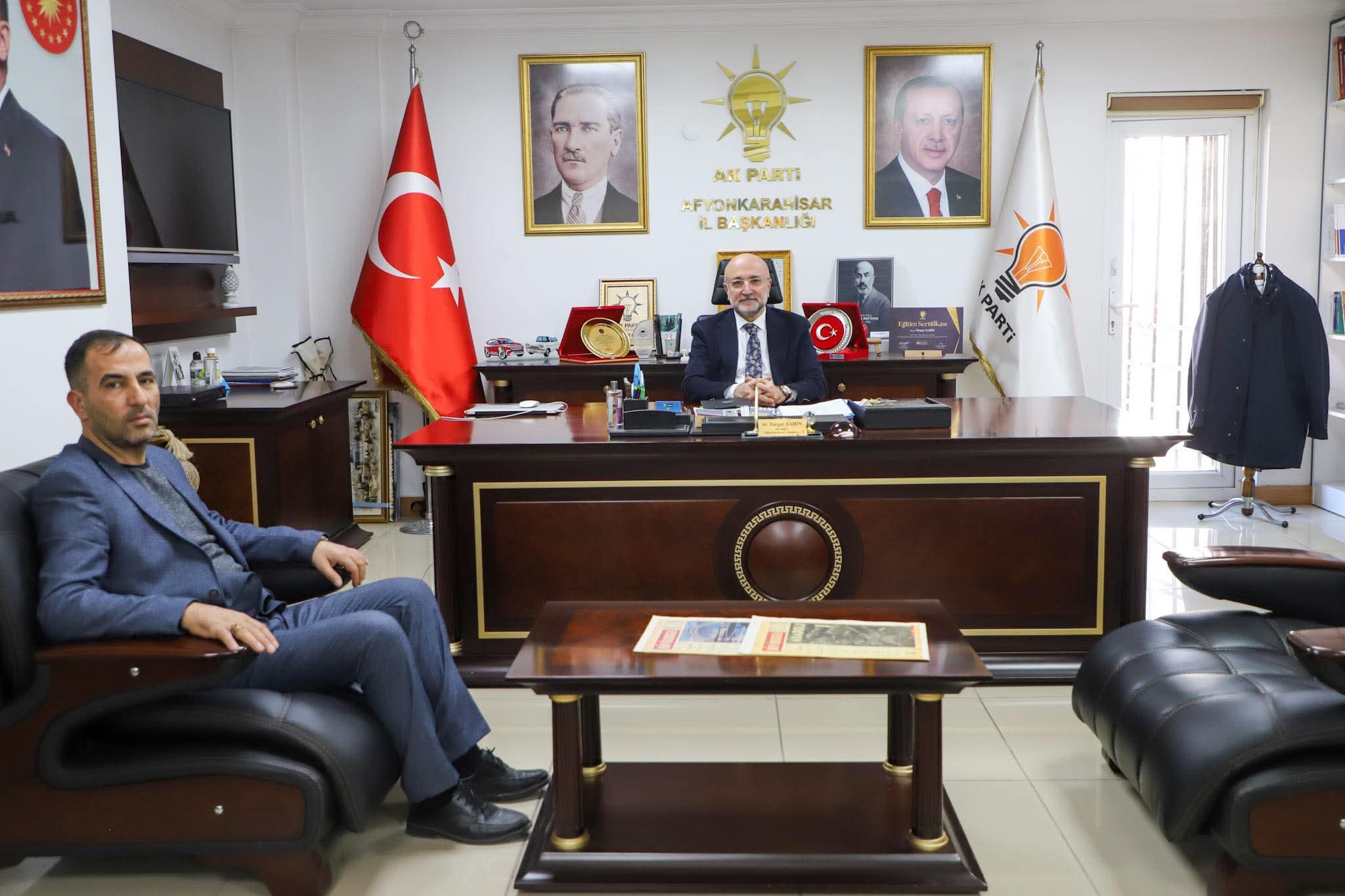 Başkan Baran’dan AK Parti İl Başkanı Şahin’e Ziyaret