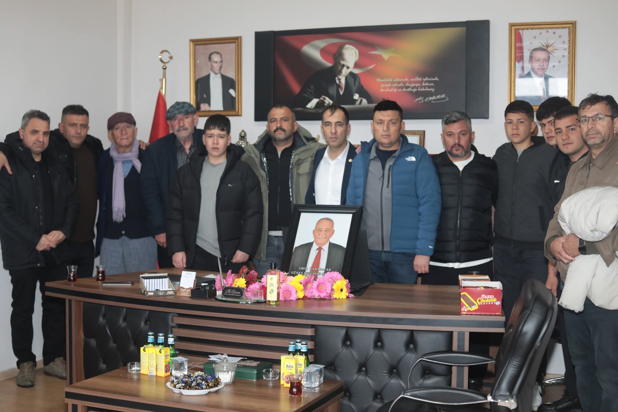 Güney’de Bayramlaşma Programı: Merhum Başkan Karabacak Unutulmadı