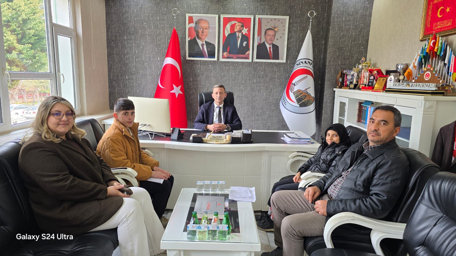 Belediye Başkanı Tolga Yıldırım’a Gençlerden Sürdürülebilir Şehircilik Ziyareti