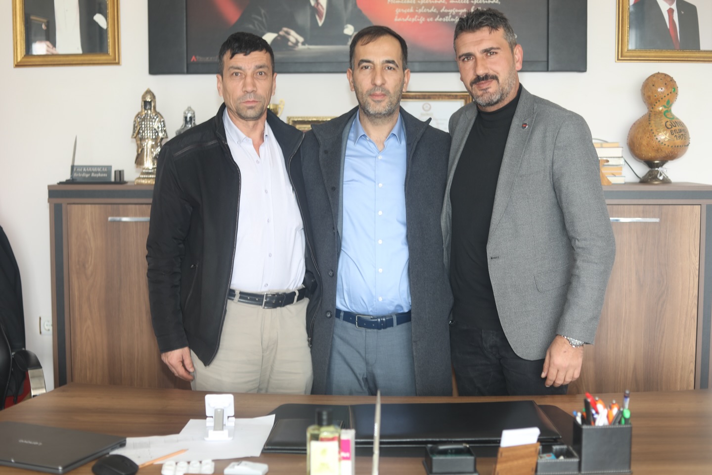 Güney Belediye Başkanı Ali Baran’a Hayırlı Olsun Ziyareti