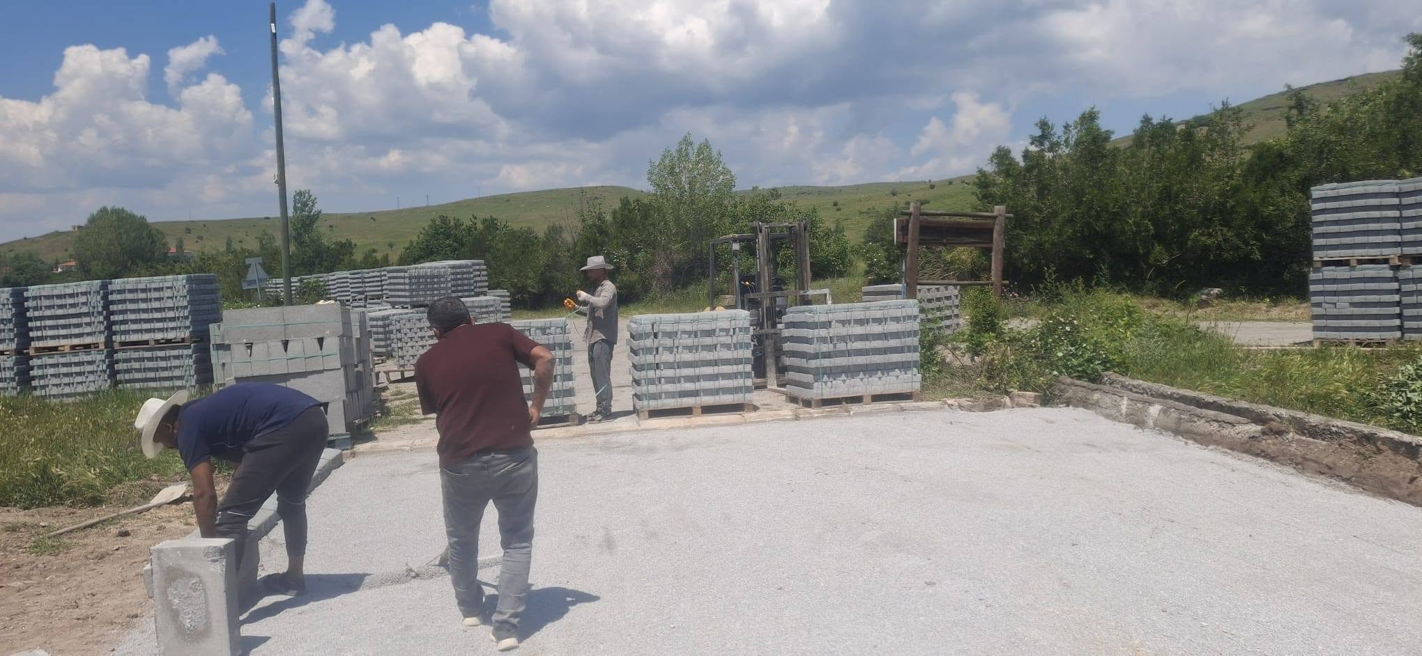 Serban’da Baraj Yolu Parke Çalışmaları Başladı - 1