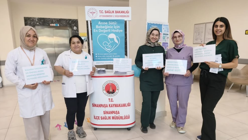 Sinanpaşa Sağlık Müdürlüğü Uyardı: Anne Sütünün Önemi Büyük