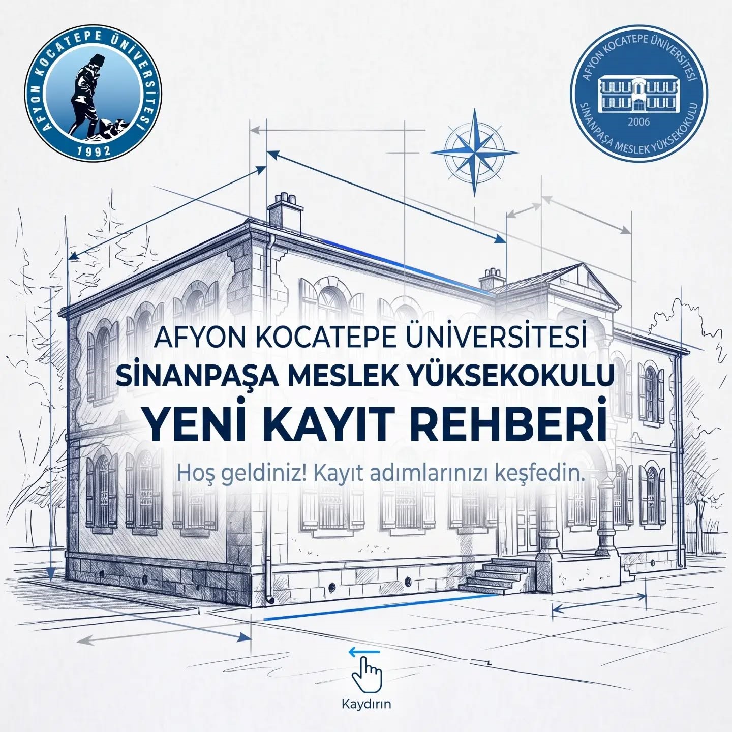 AKÜ Sinanpaşa MYO’dan Yeni Öğrencilere Önemli Duyuru