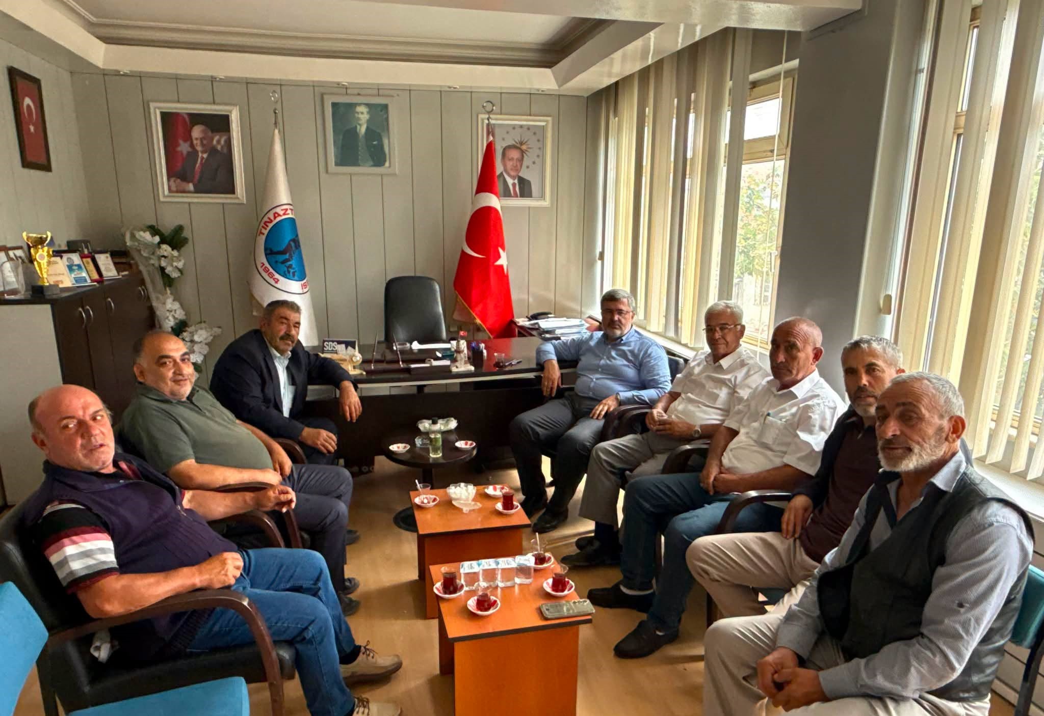 Milletvekili Ali Özkaya’dan Tınaztepe Belediye Başkanı Adem Yetişkin’e Ziyaret