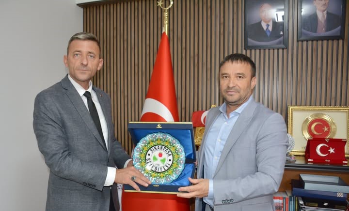 BAŞKAN YILDIRIM’DAN MHP İL BAŞKANI AHMET KAHVECİ’YE HAYIRLI OLSUN ZİYARETİ