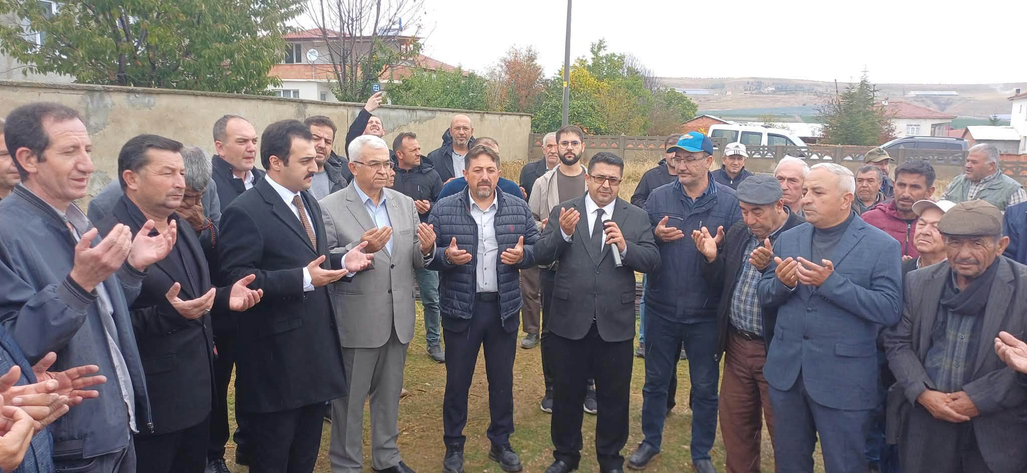 BULCA KÖYÜ CAMİİ’NİN TEMELİ DUALARLA ATILDI